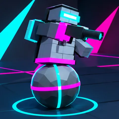 DEADNET runner, low poly style